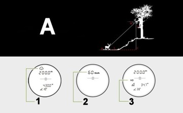 DALMIERZ LASEROWY LORNETKA LUPA GOLFOWA MYŚLIWSKI DO POLOWANIA ETUI ZOOM 6X