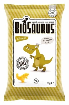 BIOSAURUS BIO CHRUPKI SEROWE BEZGL. DINOZAURY 30g