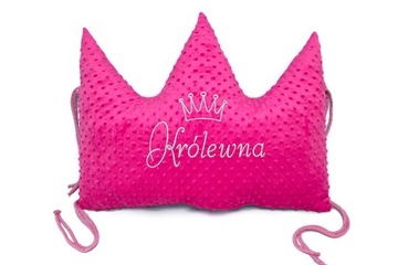 Бортик для кроватки KORONA с вышивкой имени ребенка + подушки