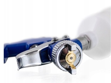Pistolet Lakierniczy HVLP do Malowania Dysza 1,4mm do Kompresora + Zbiornik