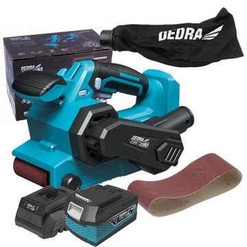 АККУМУЛЯТОРНАЯ ЛЕНТОЧНО-ШЛИФОВАЛЬНАЯ МАШИНА DEDRA 18V +4AH