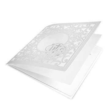 ECO LASER CUT Пригласительные на Первое Причастие, 10 шт.