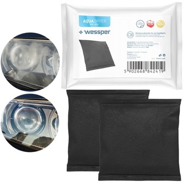 2x ПОГЛОЩИТЕЛИ ВЛАГИ ДЛЯ АВТОМОБИЛЬНЫХ ФАР