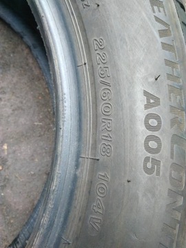 Bridgestone Weather Control A005 225/60 R18 6,8 мм