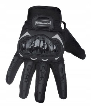 МОТОЦИКЛОВЫЕ ПЕРЧАТКИ MOTOR QUAD TOUCH ЧЕРНЫЕ L