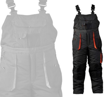 UBRANIE ROBOCZE OCIEPLANE ZIMOWE SPODNIE XL