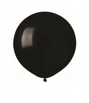 BALON GIGANT CZARNY 45 cm LATEKSOWY OGROMNY 1 szt