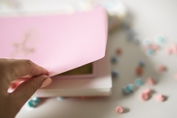 Album tradycyjny 20x30 zdjęcia wklejane dzieci RÓŻOWY APARACIK Sesja foto