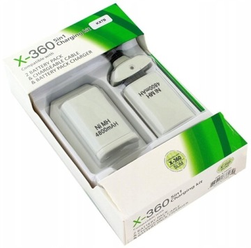 2x Akumulatorek + Ładowarka do nich - xbox 360.