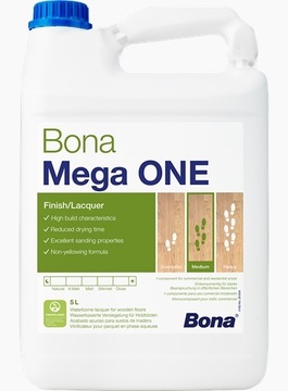 Lakier Bona Mega ONE ExtraMAT 5L jedno składnikowy