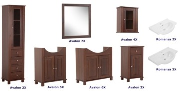 ЗЕРКАЛО ДЛЯ ВАННОЙ В ДЕРЕВЯННОЙ РАМКЕ ==== 80х73 СМ