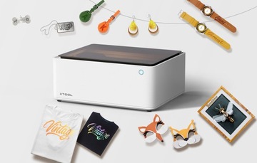 XTOOL M1 ЛАЗЕРНЫЙ ГРАВИРОВАЛЬНЫЙ СТАНОК 2 В 1 10 Вт WIFI AI КАМЕРА ДЛЯ ДЕРЕВА, МЕТАЛЛА, АКРИЛА