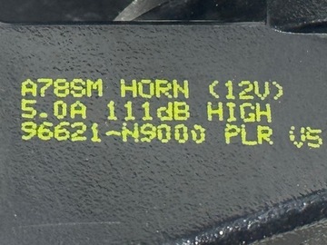 HYUNDAI TUCSON IV 4 2021 KLAKSON SIGNÁL SIRÉNA 96621-N9000