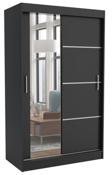 Szafa przesuwna WINDSOR 100 TOMY CZARNY