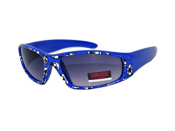 OKULARY SUNGLASSES DLA CHŁOPCA PIŁKI UV400 BLUE