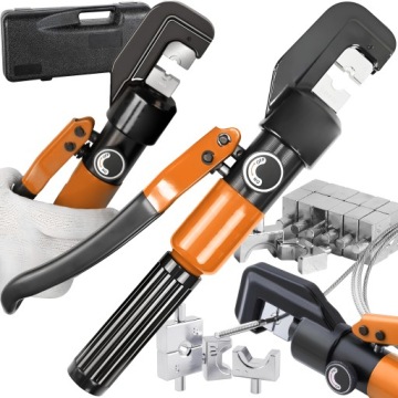 ZACISKARKA DO TULEJEK PRASKA DO KABLI SZEŚCIOKĄTNA HYDRAULICZNA + WALIZKA