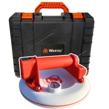 Przyssawka próżniowa automatyczn z manometrem SILICONE WERTEC WTPP200AD