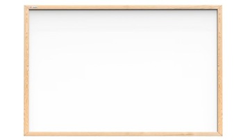 Tablica biała magnetyczna rama drewno 90x60+sztaluga drewniana