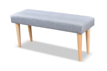 Ławka nowoczesna Z PRZESZYCIAMI - 90x30x41cm