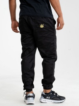 БРЮКИ JIGGA JOGGA ЧЕРНЫЕ ЗОЛОТЫЕ КАЧЕСТВЕННЫЕ МОДНЫЕ XL