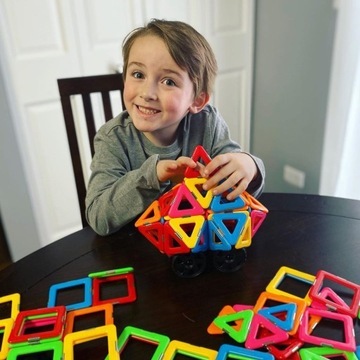 3D Магнитные блоки Развивающие игрушки с сумкой