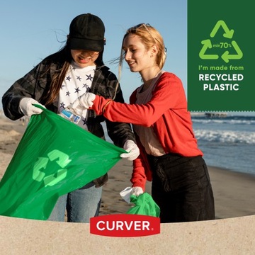 КОНТЕЙНЕР ДЛЯ МУСОРА CURVER 50 Л ЗЕЛЕНЫЙ
