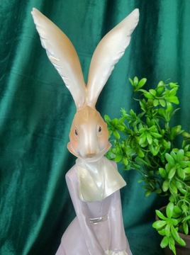 КРОЛИК ЗАЯЦ СТОЯЩИЙ ПАСТЕЛЬ 46СМ СМЕШАЙТЕ ДВА УЗОРА НА ВЫБОР