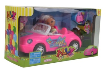 AUTO CABROLET Кукла DOG DOGS ACCESSORIES Ally Junior