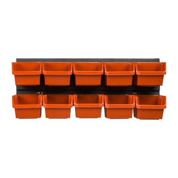 Tablica narzędziowa warsztat 39x13 cm + 10 Kuwet