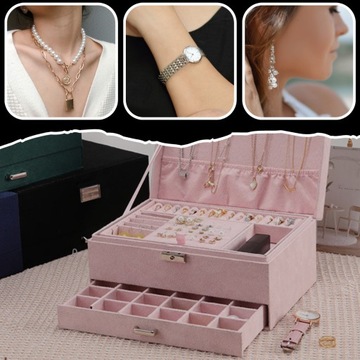 ШКАТУЛКА ДЛЯ ЮВЕЛИРНЫХ ЧАСОВ БОЛЬШАЯ КОРОБКА-ОРГАНИЗАТОР КОРОБКА-КОРОБКА
