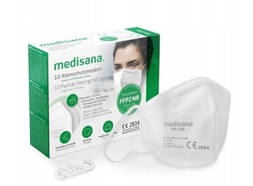 medisana FFP2 maska przeciwpyłowa RM 100 przeciwpyłowa 10 sztuk