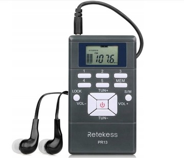 Retekess Radio kieszonkowe PR13 FM