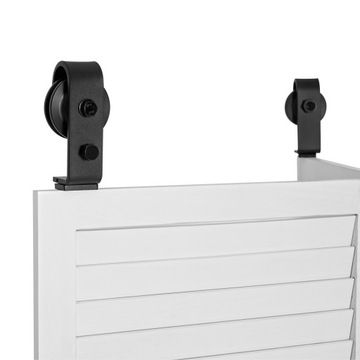 Комплект фурнитуры для двустворчатой ​​раздвижной двери сарая VEVOR 40 дюймов для двух 18-дюймовых дверей