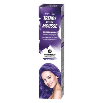 VENITA TRENDY PIANKA KOLORYZUJĄCA 40 FIOLETOWA