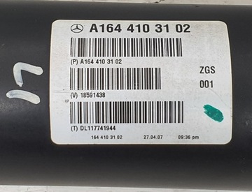 HŘÍDEL HNACÍ MERCEDES ML W164 3.0 CDI V6 A1644103102