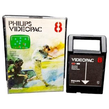 Philips Videpac 8 Baseball gra retro G7000