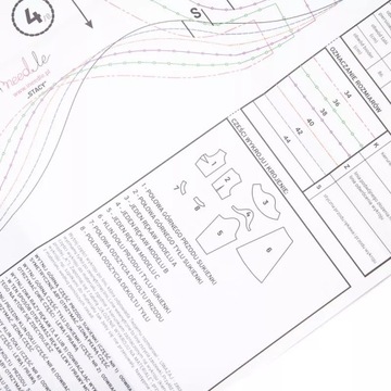 Выкройка женского свитшота с рукавами реглан - I NEEDLE MAGDA - НАпечатанная
