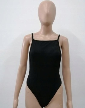 PRETTYLITTLETHING BODY CZARNE PRĄŻKI 38 M RRJ