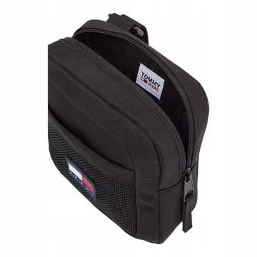 TOMMY HILFIGER TORBA LISTONOSZKA TJM HYBRID REPORTER CZARNA