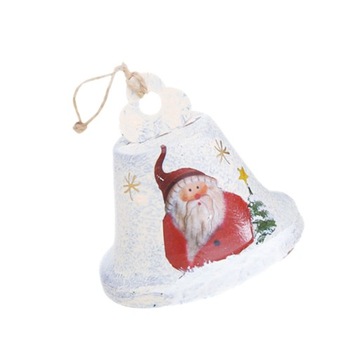 WINTAGE CHRISTIAN BELL DECOR OZDOBA ŚWIĘTEGO MIKOŁAJA DEKORACJE JINGLE 2 SZT