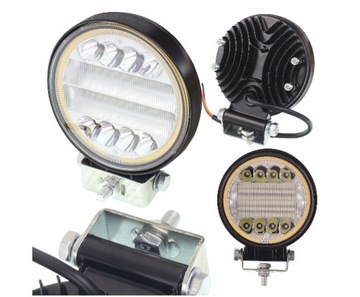 LAMPA ROBOCZA LED HALOGEN 38 LED OKRĄGŁA 12V-24V