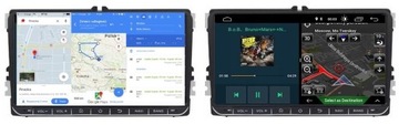 Радиоприемник VW Android AUTO / CarPlay / 4G 64G / SIM LTE / RDS 2-DIN