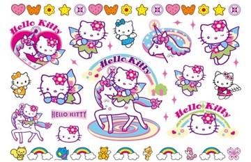 TATUAŻE DLA DZIECI ZMYWALNE TYMCZASOWE HELLO KITTY