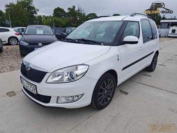 Skoda Roomster Mikrovan Facelifting 1.2 TSI 105KM 2012 Skoda Roomster 1,2 tsi DSG klimatronik alu pdc grzeane fotele zarejestrowa, zdjęcie 1