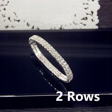 Luxury Full White AAA CZ Zircon Crystal Elast