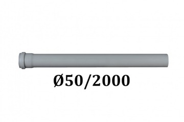 RURA KANALIZACYJNA Ø50 PCV KANALIZACJA 50/2000