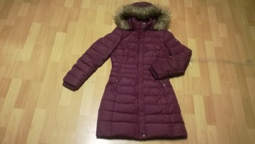 ZIMOWA DŁUGA PUCHOWA KURTKA TOMMY HILFIGER ST.BDB