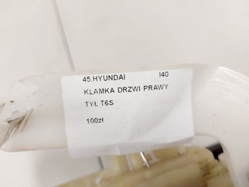 HYUNDAI I40 KLIKA VNĚJŠÍ DVEŘE LEVÝ ZADNÍ T6S