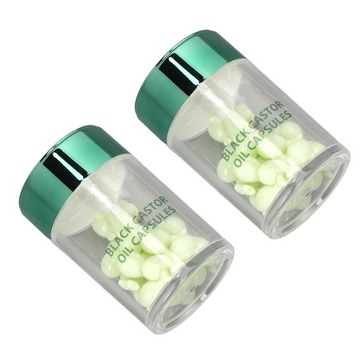 60 шт. Касторовое масло в капсулах для роста волос. Предотвращает потерю 9О.