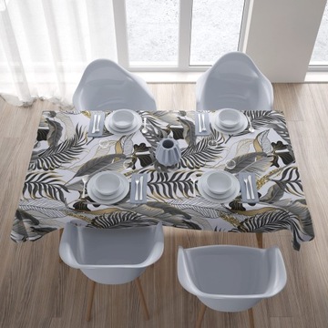 СКАТЕРТЬ СТОЙКАЯ К ПЯТЯНИЯМ 140X220 ГЛАДКАЯ МАТОВАЯ ТОЛСТАЯ 046